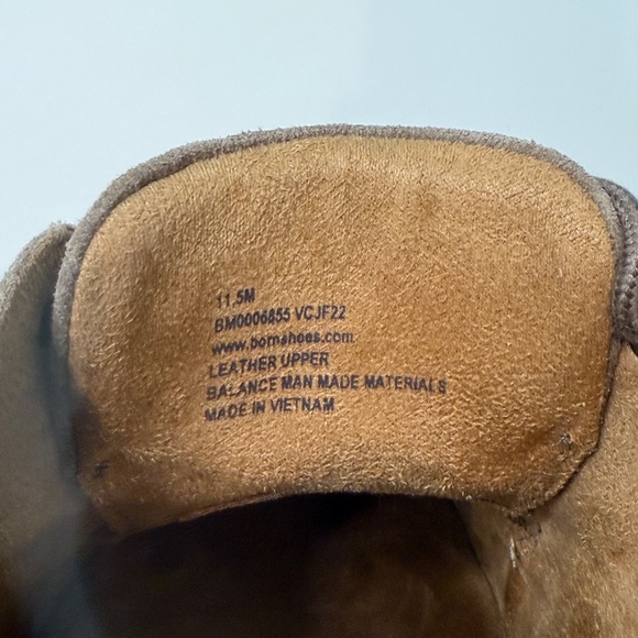 Men's Børn Todd Brown Nubuck Plain Toe Loafers - 11.5M - Picture 7 of 7